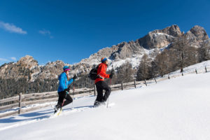 Con le ciaspole sull'Alpe di Siusi